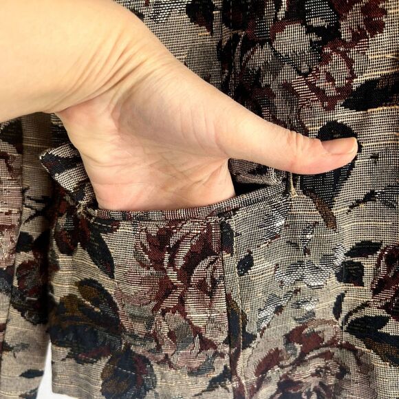 Havana Jack's Cafe Floral‎ 2 Button Blazer Size 12 - Picture 6 of 11